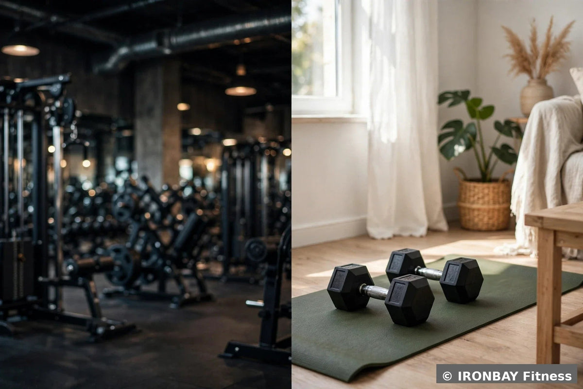 Gym vs Home: 5 Dumbbell Swaps That Hit the Same Muscles - IRONBAY Fitness