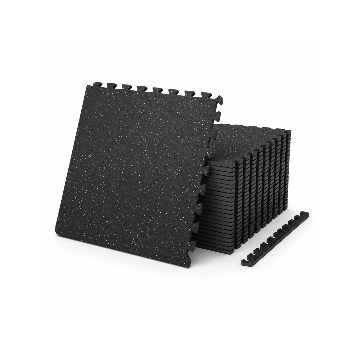 Gym Flooring Mats | 19" x 19" | 10mm | Speckle