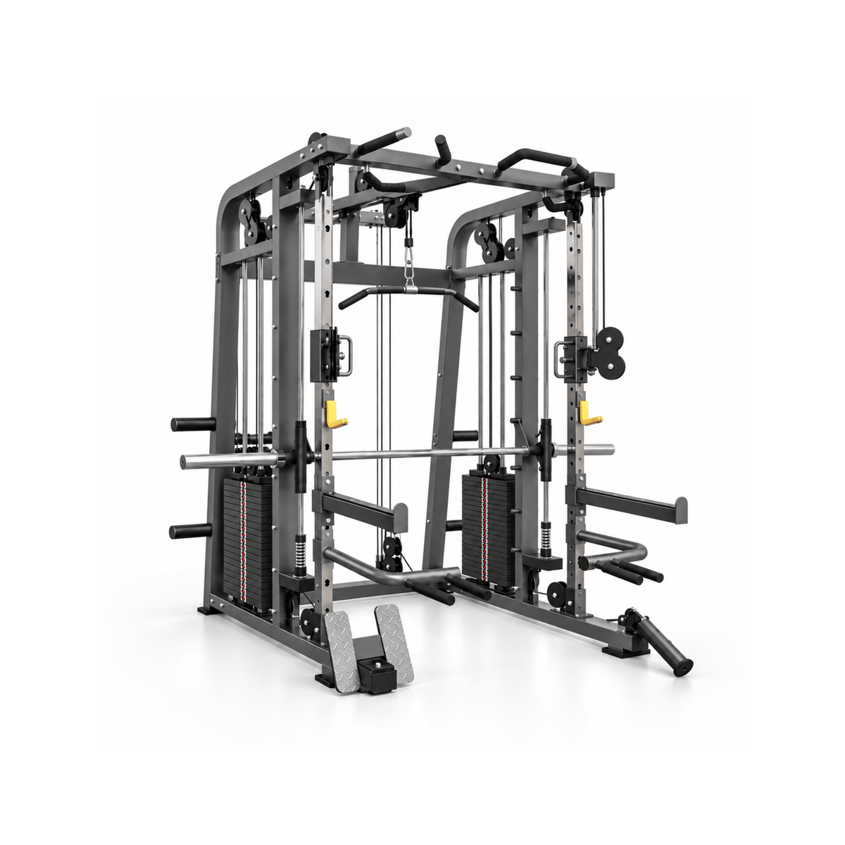 All-in-One Functional Trainer with Smith Machine | N1017 - IRONBAY Fitness