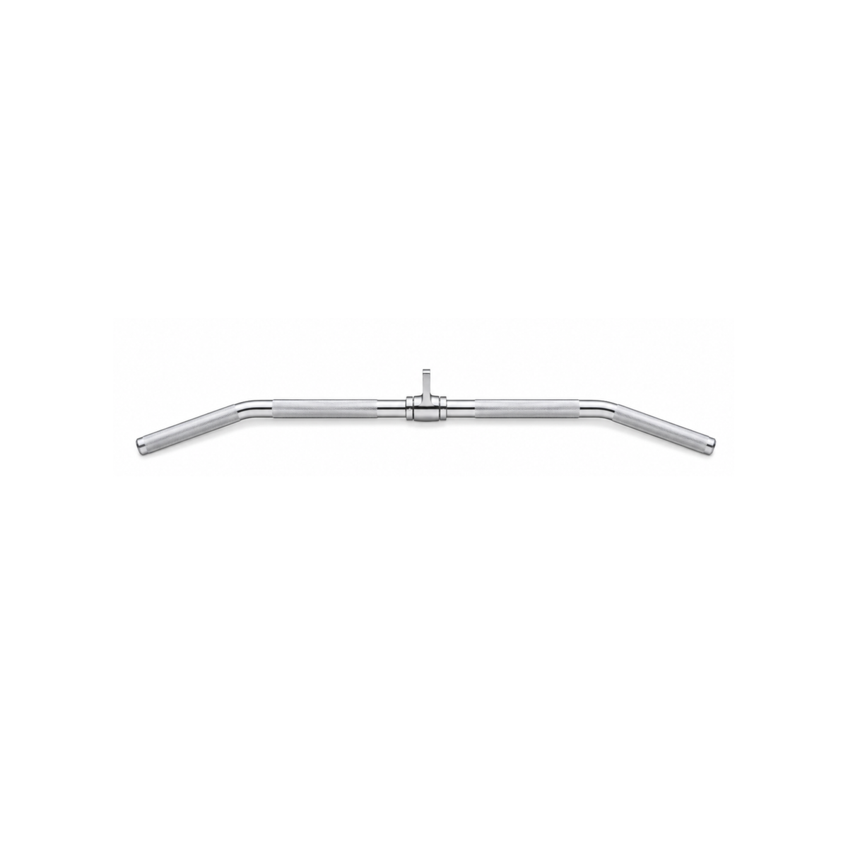 Eyries™ 49-Inch Aluminum Lat Pulldown Bar with angled knurled grips and revolving center