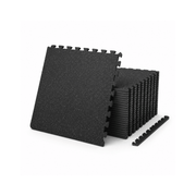 Gym Flooring Mats | 19" x 19" | 10mm | Speckle - IRONBAY Fitness