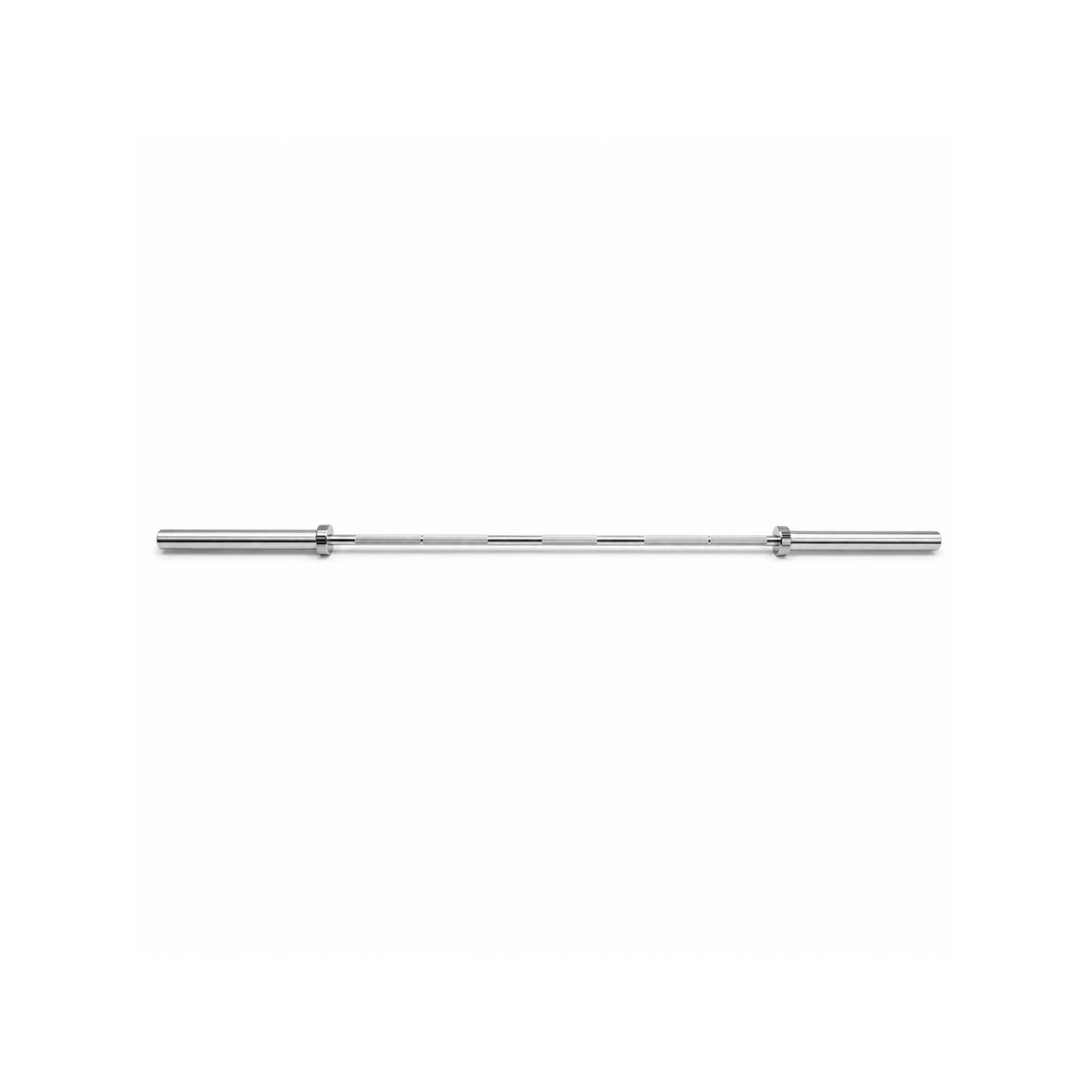 IRONBAY 7 ft 15 kg Olympic barbell with chrome finish and bronze bushings