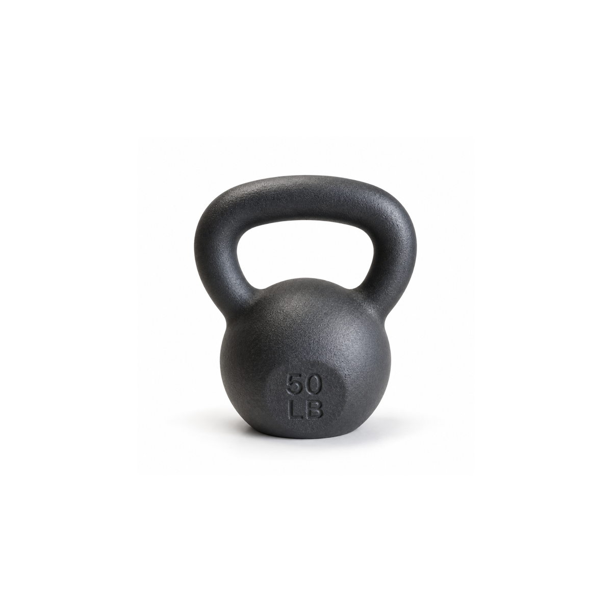 IRONBAY solid cast iron kettlebell with rust-resistant finish