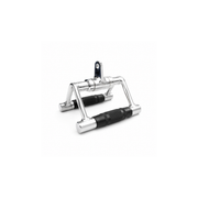 IRONBAY Multi-Purpose V-Style Cable Bar with multiple rubber grip positions and chrome-plated steel construction