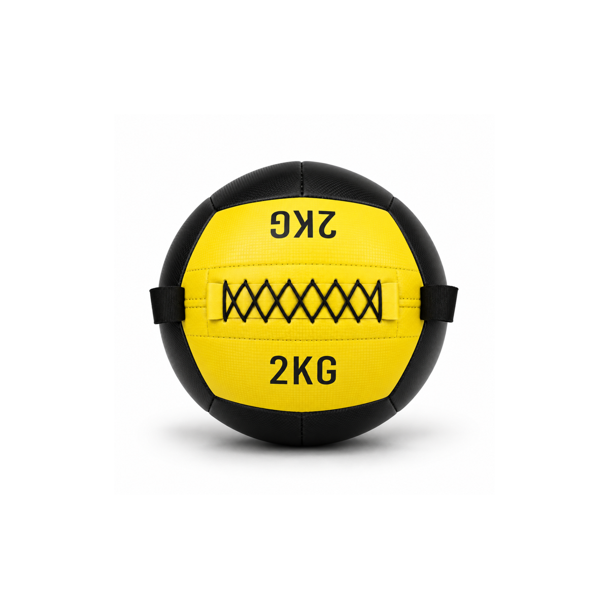 IRONBAY 2KG Wall Ball with reinforced handle for functional and conditioning training